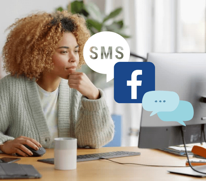 3CX SMS, Facebook Messenger, and website chat