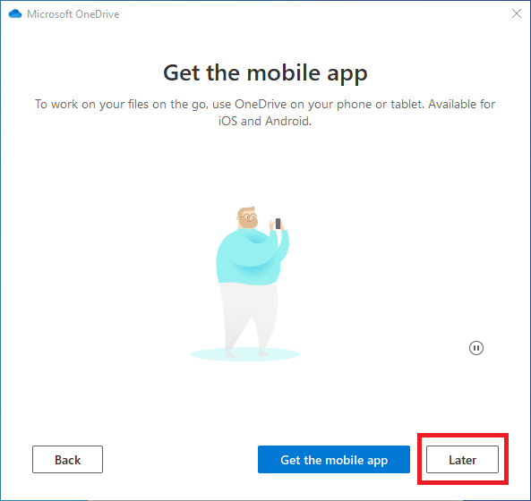 OneDrive - Get the mobile app
