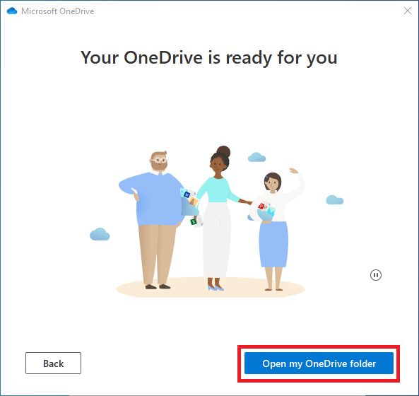OneDrive - Your OneDrive is ready for you